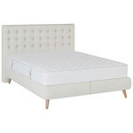 BOXSPRINGBETT 160/200 cm  in Beige  - Beige, Design, Holz/Textil (160/200cm) - Carryhome