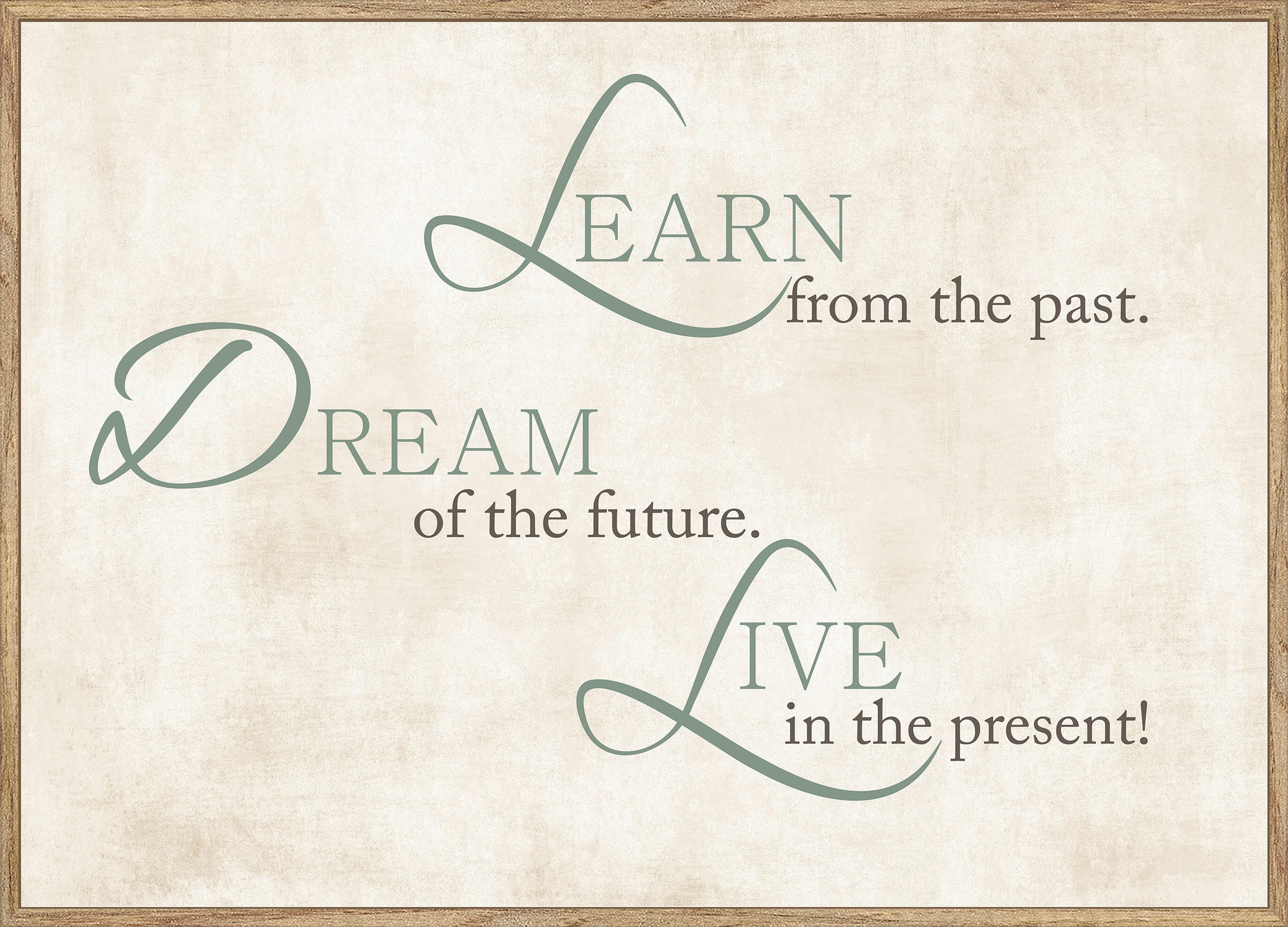 MŰNYOMAT 70/50 cm  - tölgyfa színű/többszínű, Lifestyle, faalapú anyag (70/50cm) - Monee