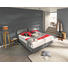 BOXSPRINGBETT Webstoff 180/200 cm INKL. Matratze - Grau, Design, Textil (180/200cm) - Musterring