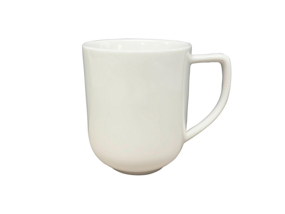 VELIKA ŠALICA ZA KAVU   460 ml  Vola  - bijela, Design, keramika (9/10,8cm) - Novel
