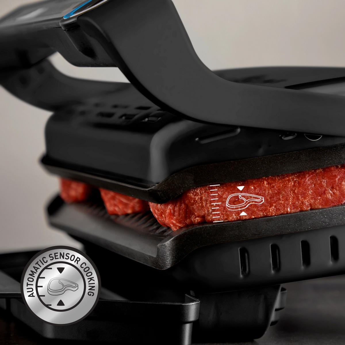 KONTAKTNI ŽAR   - črna/visoki sijaj, Basics, kovina (36.5/36.5/17.5cm) - Tefal