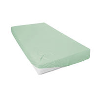 SPANNLEINTUCH 150/200 cm Jersey  - Grün, Basics, Textil (150/200cm)