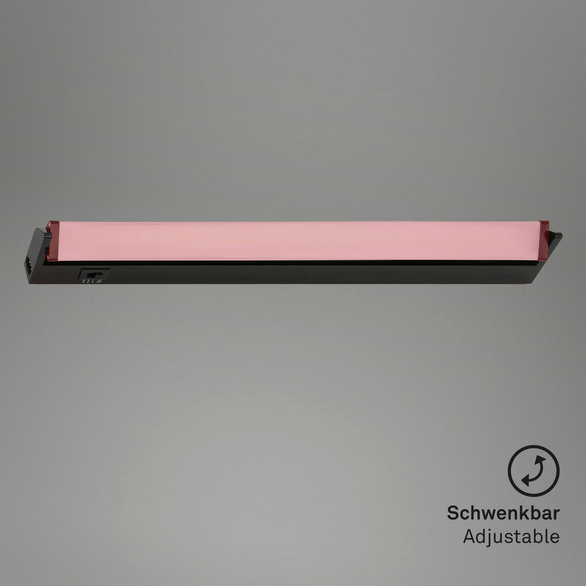 PULTMEGVILÁGÍTÓ LÁMPA LED izzó  - fekete, Basics, műanyag (54,5/6/2,5cm)