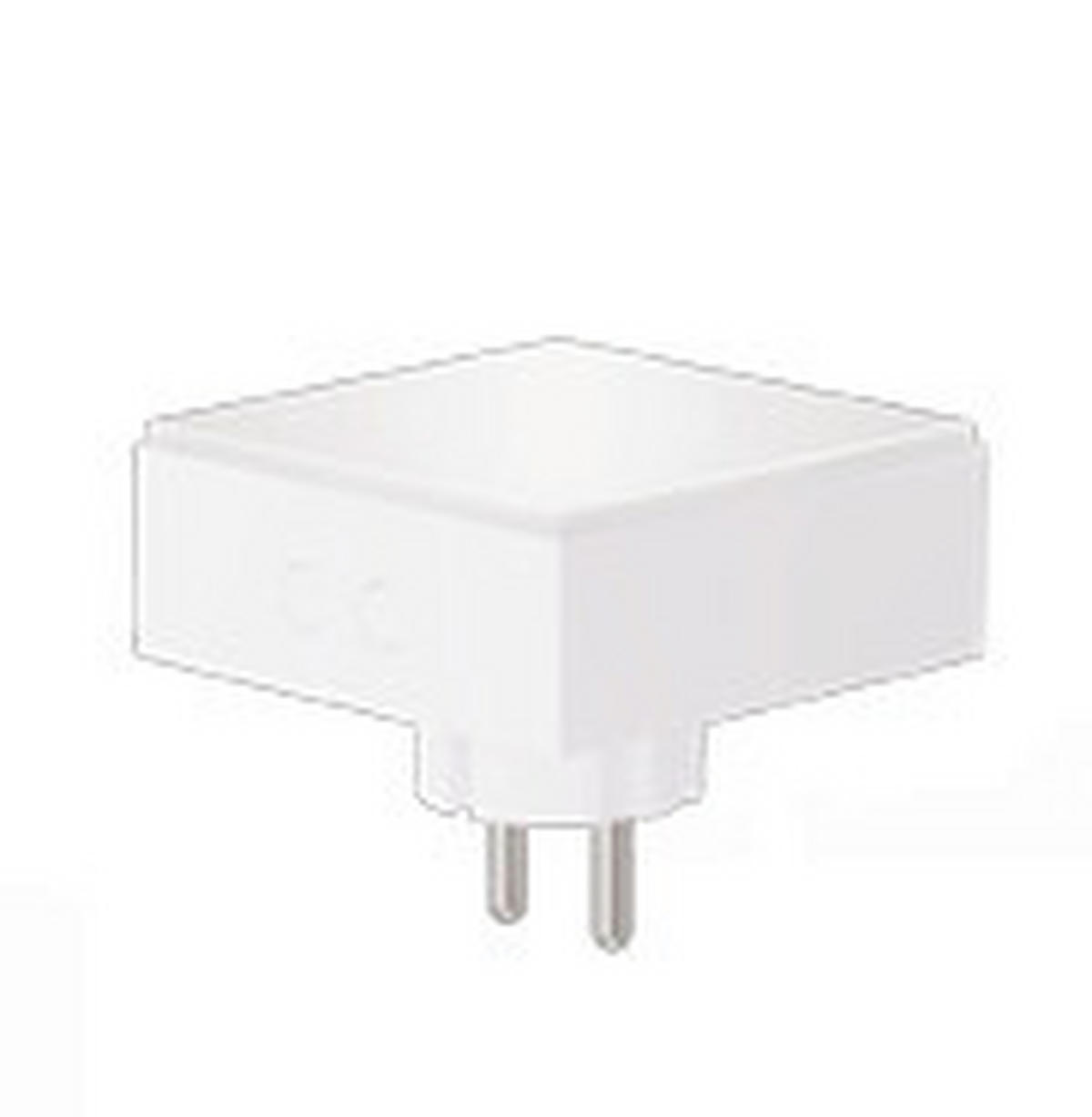 TAGESLICHTLAMPE Lamp 1 10/10 cm  - Weiß, Basics, Kunststoff (10/10cm) - AVOLT