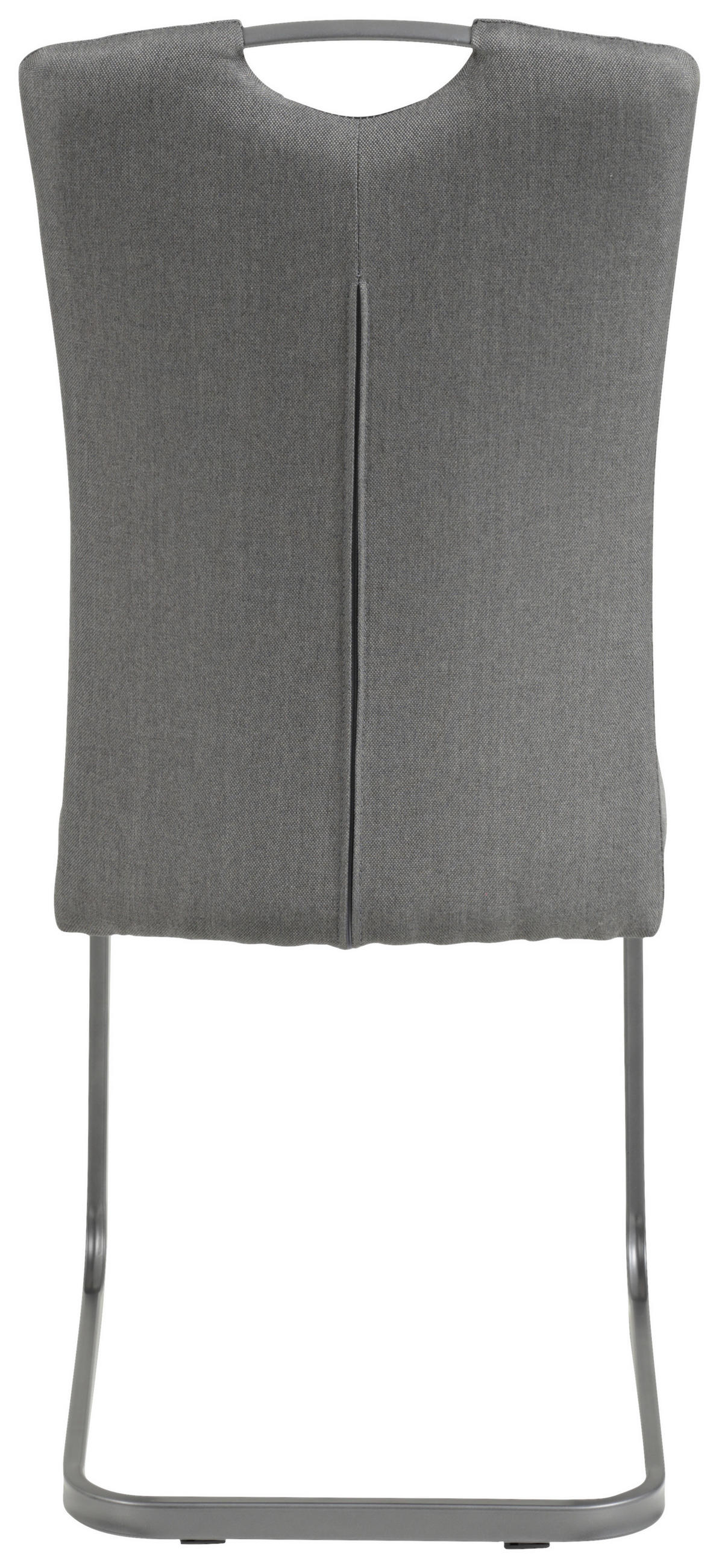 SCHWINGSTUHL-SET 2 Stück  in Stahl Webstoff  - Anthrazit/Grau, MODERN, Textil/Metall (43/98/56cm) - MID.YOU