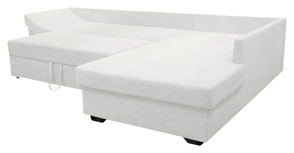 ROHOVÁ SEDAČKA, textil, přírodní barvy - černá/přírodní barvy, Konvenční, dřevo/textil (298/202cm) - Carryhome