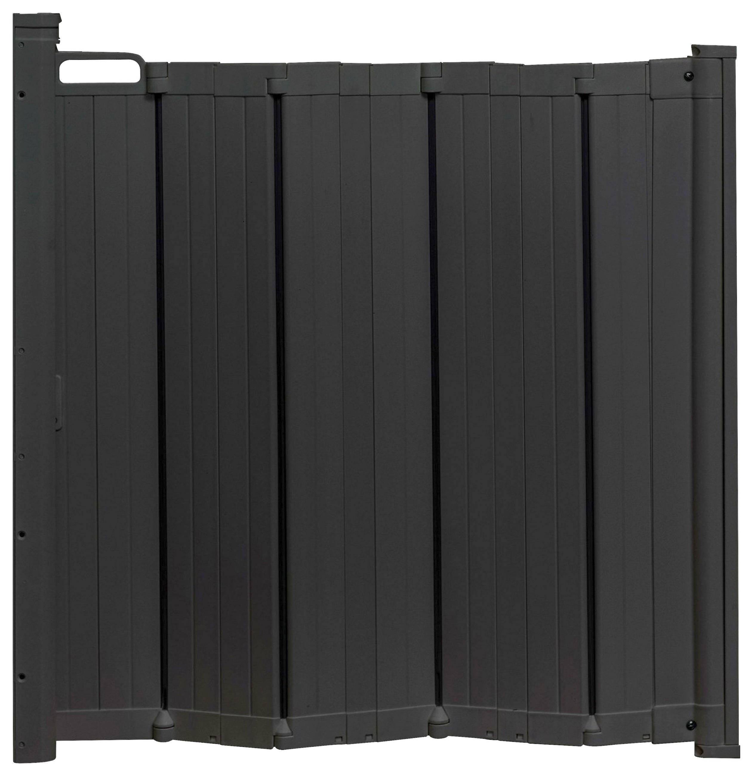 TÜRSCHUTZGITTER  - Schwarz, Basics, Kunststoff (69cm) - Baby Dan