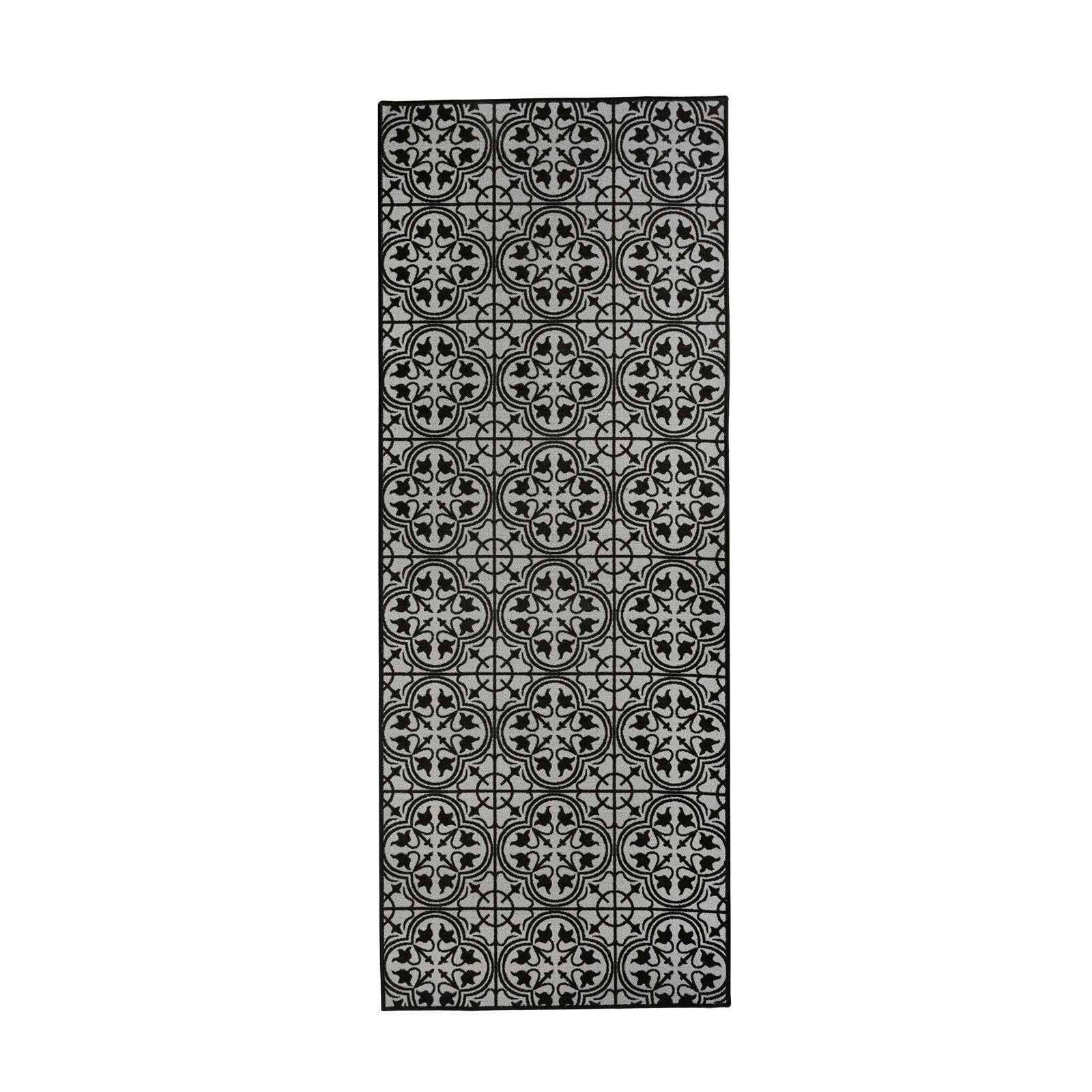 LÄUFER 80/400 cm Schwarz  - Schwarz, Design, Kunststoff/Textil (80/400cm) - Novel
