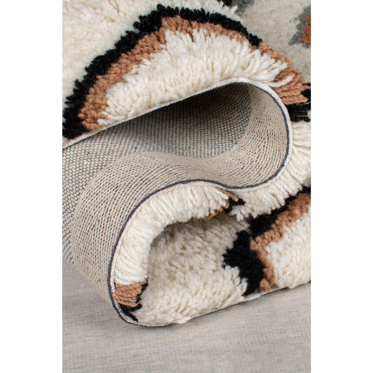 HANDWEBTEPPICH 120/170 cm MIDAR SHAGGY Multicolor  - Multicolor, KONVENTIONELL, Textil (120/170cm)