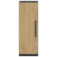 KOMMODE  in 40/112,5/41,9 cm  - Weiß/Hickory, Design, Holzwerkstoff/Metall (40/112,5/41,9cm) - Moderano