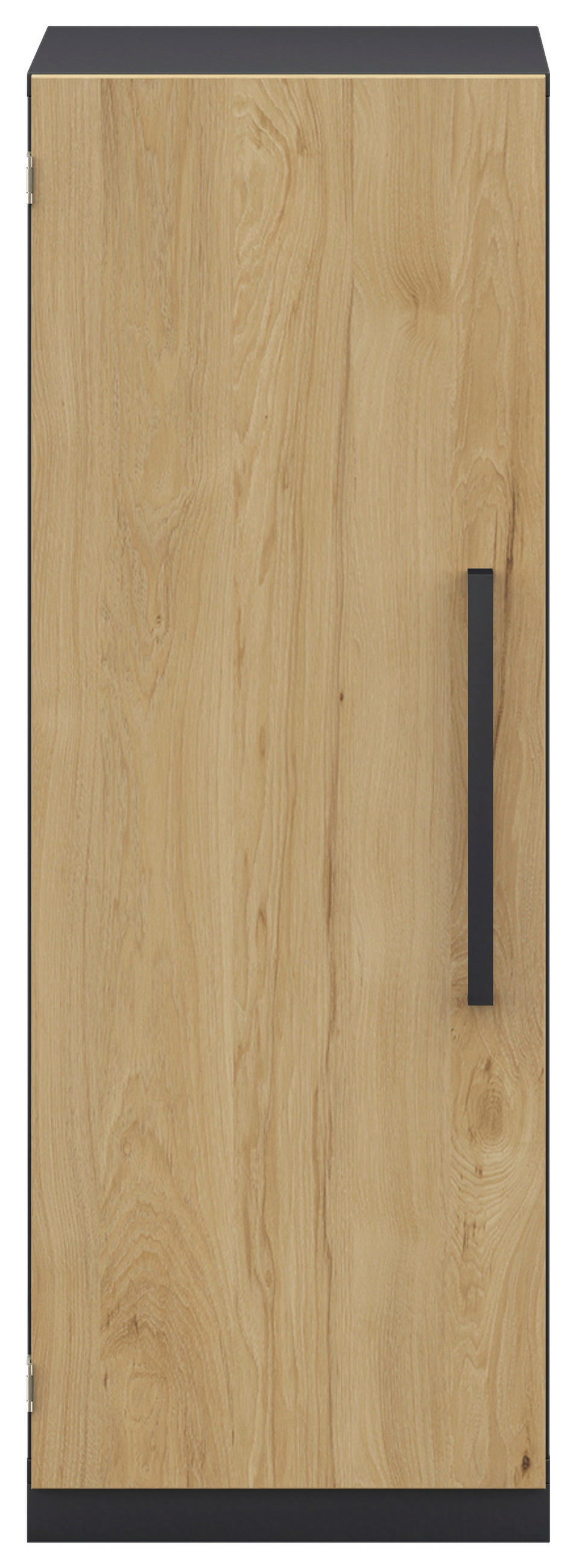 KOMMODE  in 40/112,5/41,9 cm  - Weiß/Hickory, Design, Holzwerkstoff/Metall (40/112,5/41,9cm) - Moderano