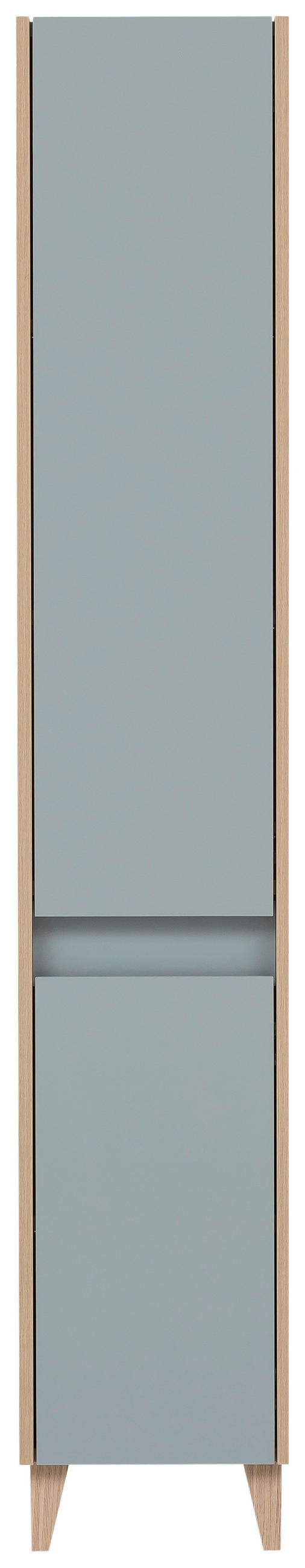 HOCHSCHRANK Blau, Hellblau, Pastellblau  - Blau/Pastellblau, MODERN, Holzwerkstoff/Kunststoff (30,2/170/33cm) - MID.YOU