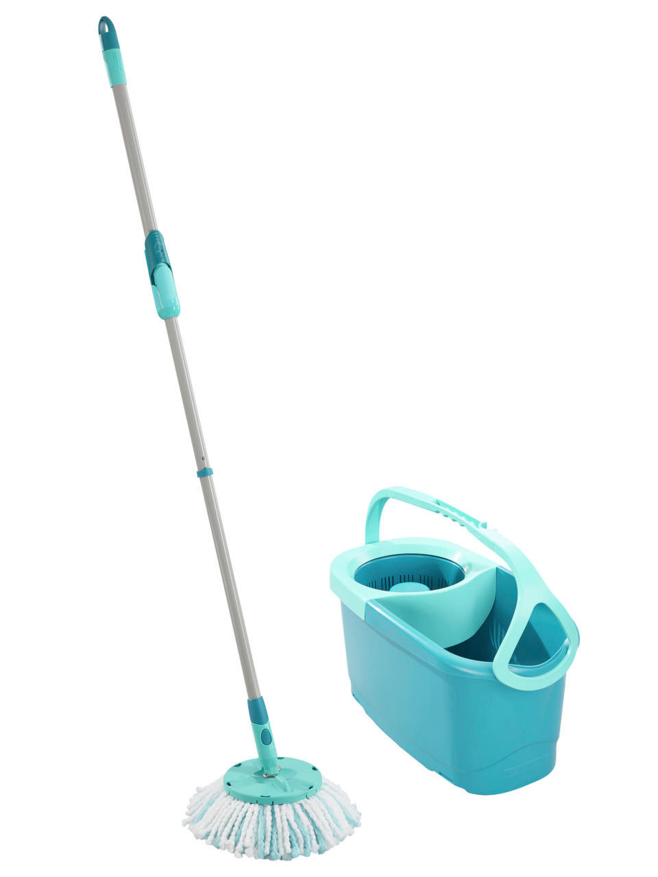 Leifheit Bodenreinigungs-Set Clean Twist Disc Mop 109-140 cm