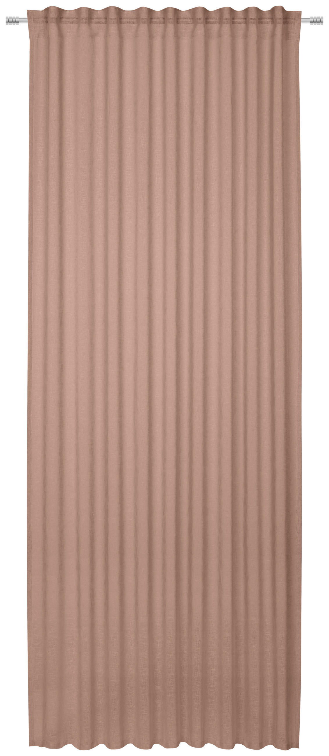GARDINLÄNGD halvtransparent - brun, Klassisk, textil (140/245cm) - Esposa