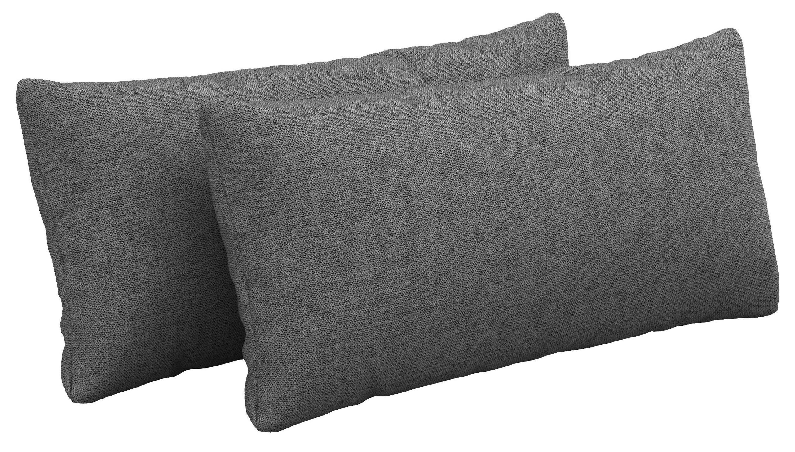 ZIERKISSEN  60/30 cm   - Dunkelgrau, KONVENTIONELL, Textil (60/30cm) - Sit & More