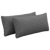 ZIERKISSEN  60/30 cm   - Dunkelgrau, KONVENTIONELL, Textil (60/30cm) - Sit & More