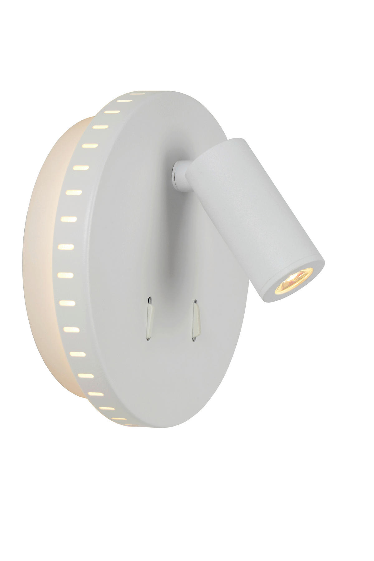 LED-WANDLEUCHTE 14/14/10.5 cm   - Weiß, Basics, Metall (14/14/10.5cm) - Lucide