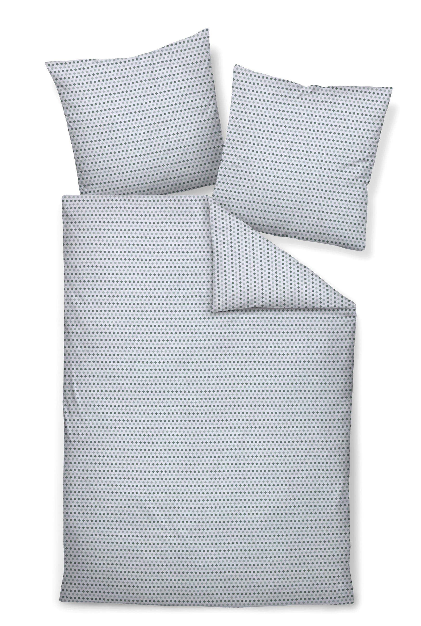 POSTELJNINA 135/200 cm flanela žajbljevo zelena  - žajbljevo zelena, Konvencionalno, tekstil (135/200cm) - Janine