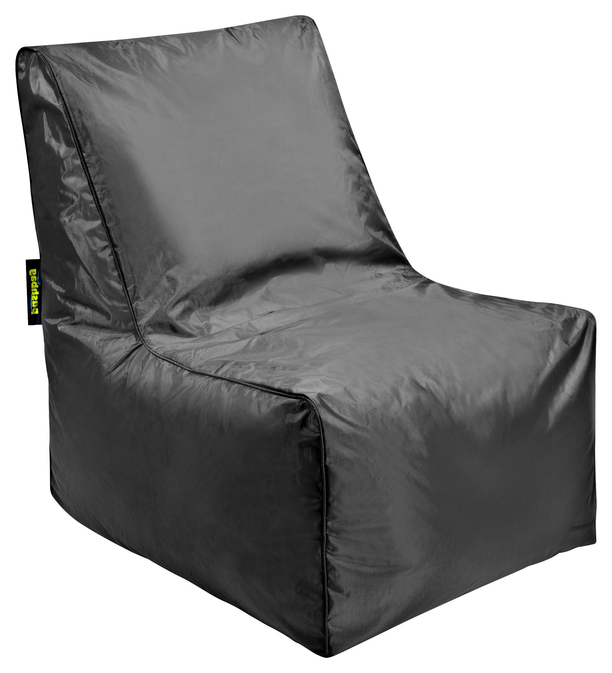 SITZSACK Uni - Schwarz, Basics, Kunststoff (60/85/75cm) - MID.YOU