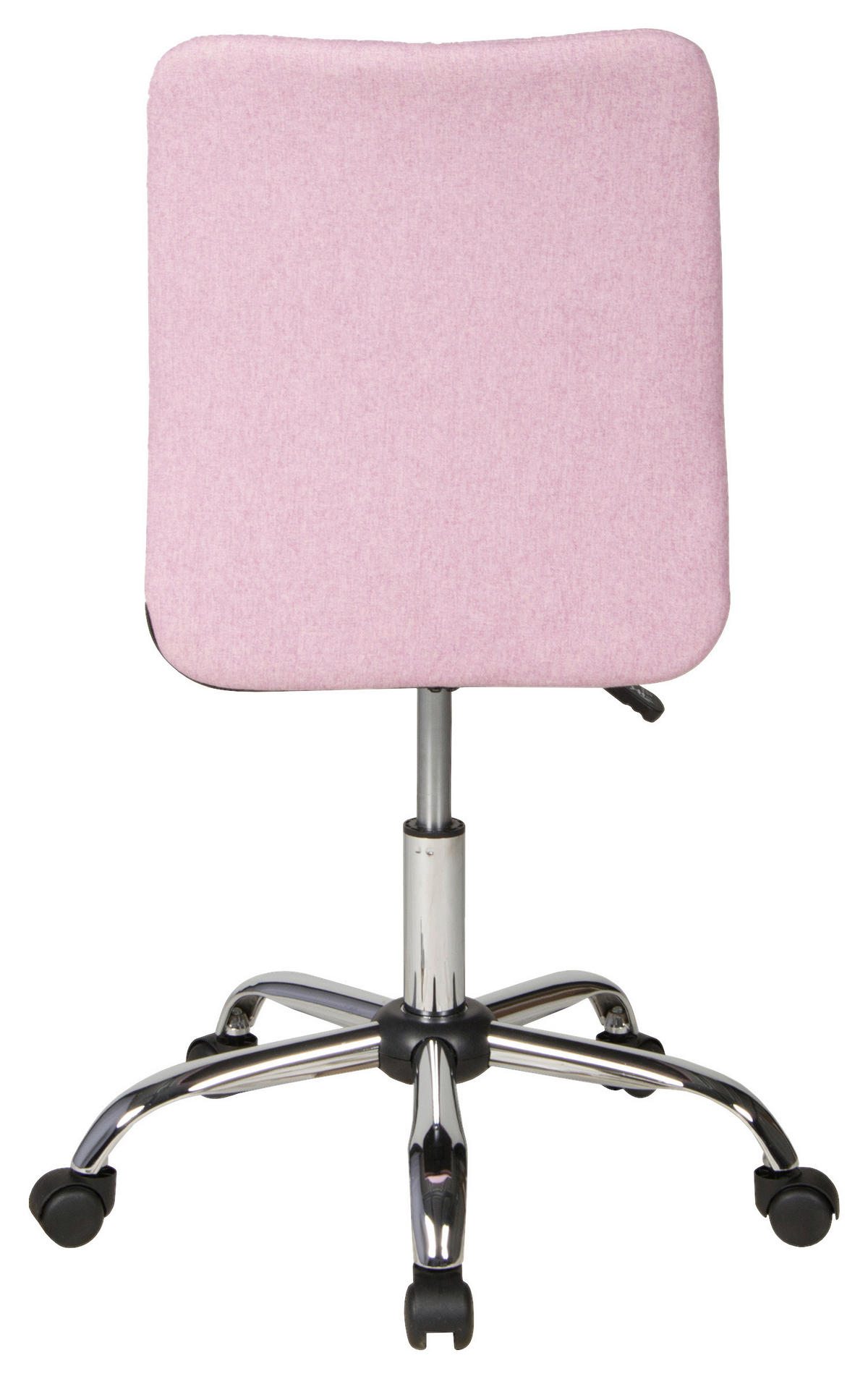 JUGENDDREHSTUHL Mikrofaser Rosa  - Chromfarben/Rosa, MODERN, Kunststoff/Textil (54/84-96/54cm) - Boxxx