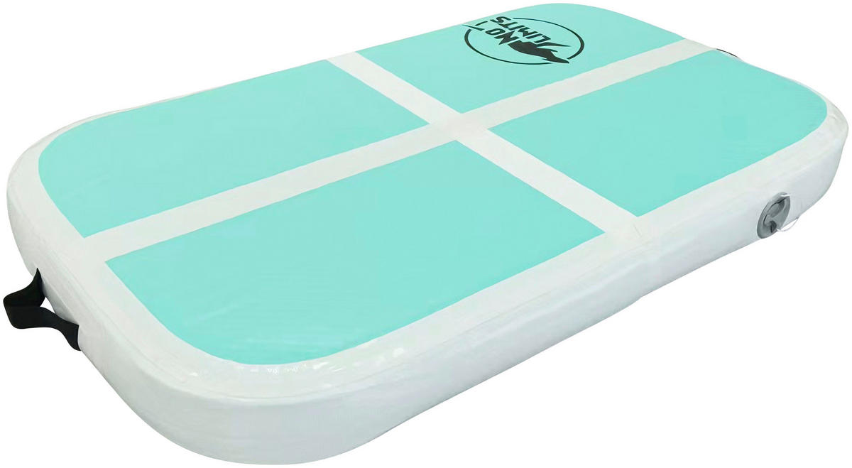 GYMNASTIKMATTE AIR BOARD  - Türkis/Weiß, MODERN, Kunststoff (100/60/10cm)