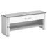 GARDEROBENBANK - Eichefarben/Alufarben, Design, Glas/Holzwerkstoff (117/46/34cm) - Moderano GARDEROBENBANK - Eichefarben/Alufarben, Design, Glas/Holzwerkstoff (117/46/34cm) - Moderano