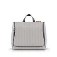KOSMETIKTASCHE Toiletbag XL herringbone grey  - Grau, Basics, Textil (28/25/10cm) - Reisenthel