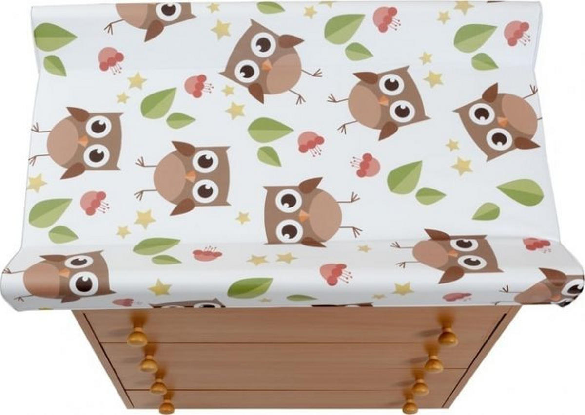 KOMODA ZA PRESVLAČENJE  LISABON  - braon, Osnovno, pločasti materijal (47/97/76cm)