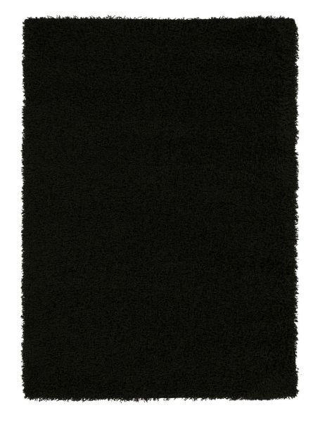 HOCHFLORTEPPICH 200/200 cm Fashion Shaggy Schwarz  - Schwarz, Basics, Textil (200/200cm) - Novel