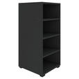 REGAL Anthrazit  - Anthrazit/Schwarz, KONVENTIONELL, Holzwerkstoff/Kunststoff (46/90/40cm) - Hom`in