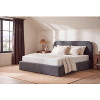 POLSTERBETT Lattenrost, Bettkasten Grau 140/200 cm  - Schwarz/Naturfarben, MODERN, Holz/Kunststoff (140/200cm) - Livetastic