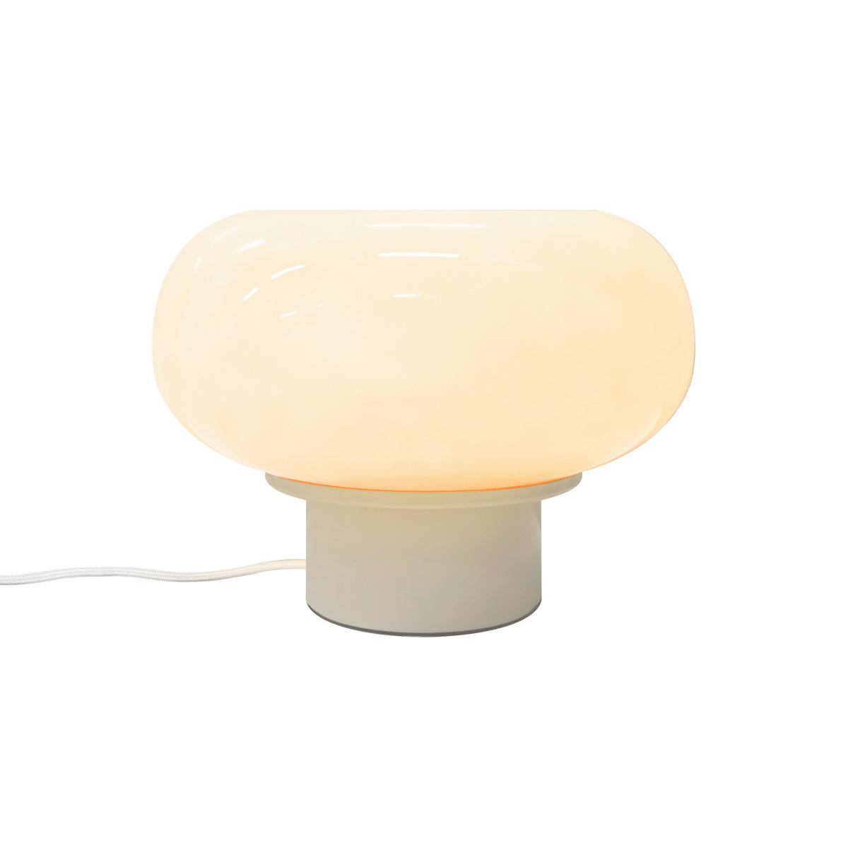 TISCHLEUCHTE Malti 21/27.5/27.5 cm  - Beige, Design, Glas (21/27.5/27.5cm) - Nordlux