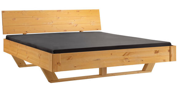 BALKENBETT 180/200 cm,  in Kieferfarben,  - Kieferfarben, KONVENTIONELL, Holz (180/200cm) - Linea Natura