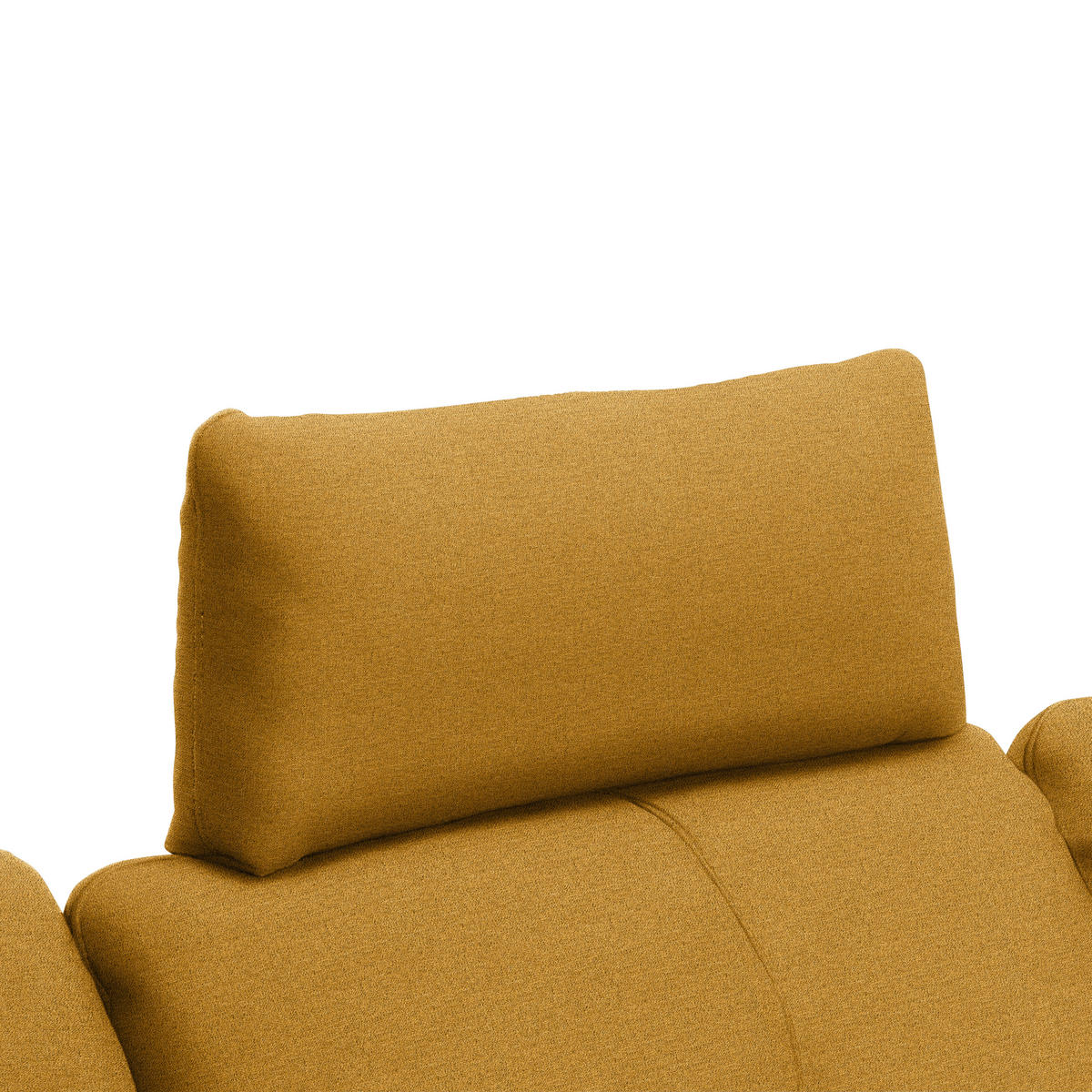 ECKSOFA in Webstoff Honig  301/179 cm  - Schwarz/Honig, Design, Textil/Metall (301/179cm) - Chilliano