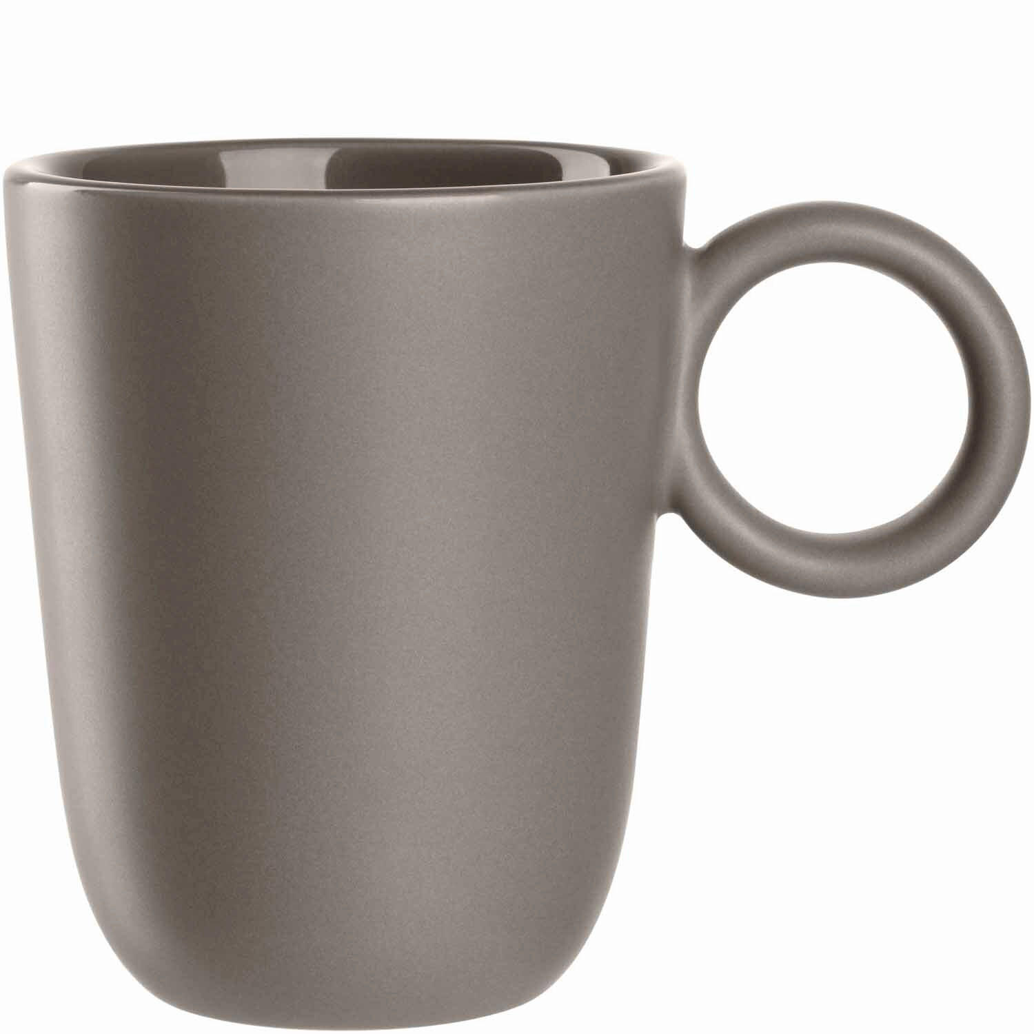 TASSE ROMA   400,00 ml  - Taupe, KONVENTIONELL, Keramik (13,30/11,00/8,80cm) - Leonardo