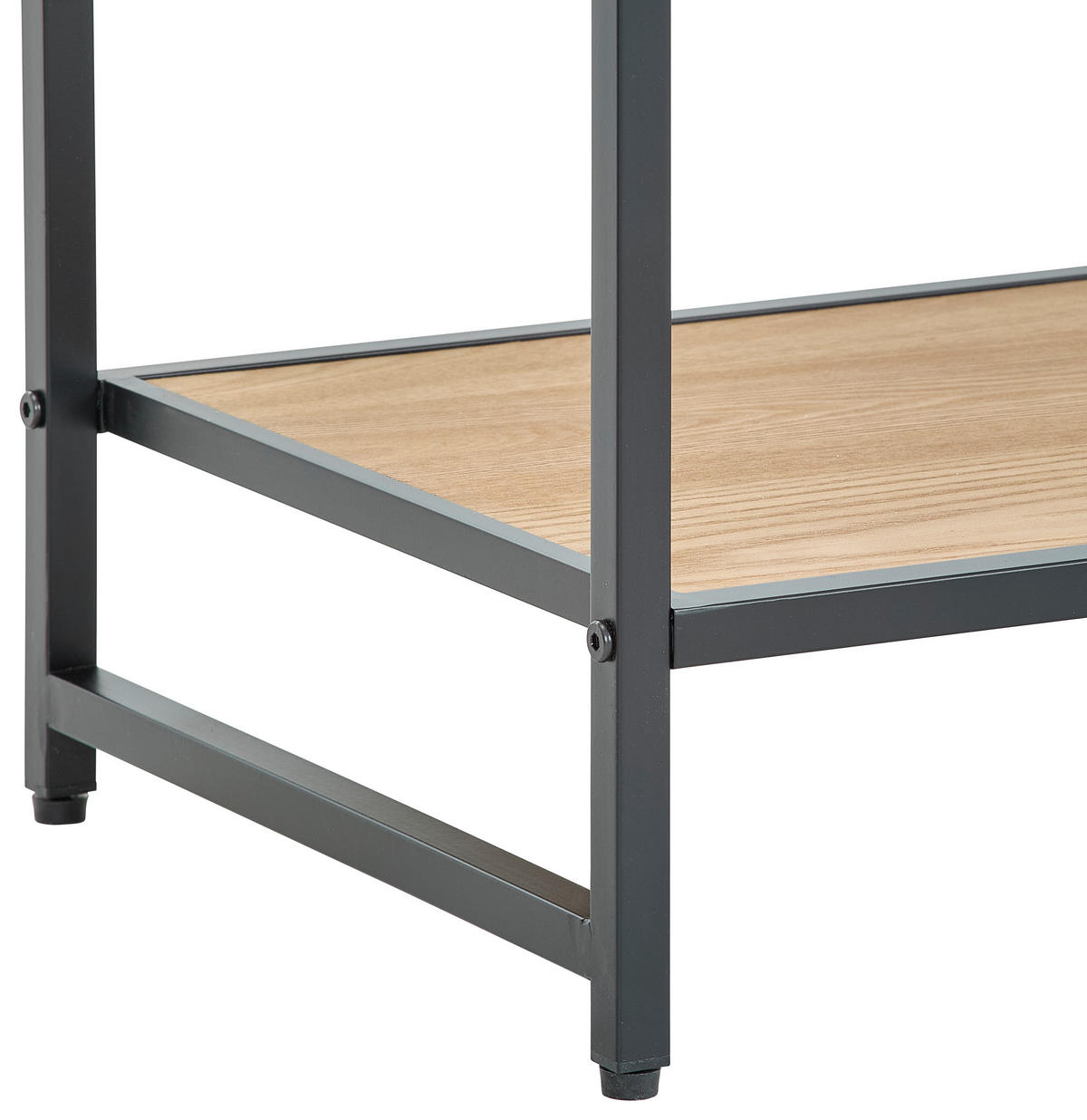 REGAL  110/160/35 cm Naturfarben, Schwarz  - Schwarz/Naturfarben, Design, Holz/Holzwerkstoff (110/160/35cm) - MID.YOU