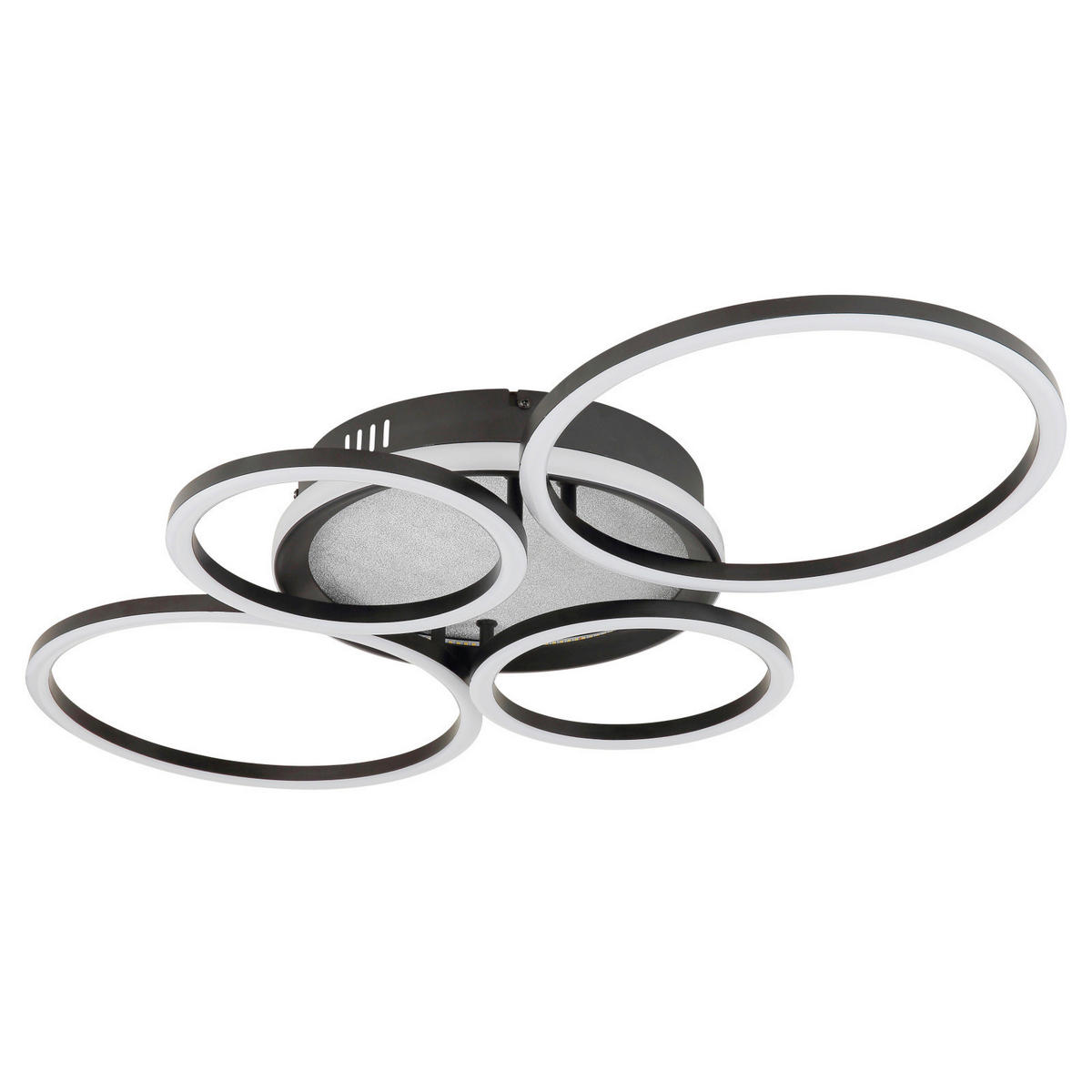 Plafonieră Cu Led 40 W    72/52/10 cm  - opal/negru, Basics, plastic/metal (72/52/10cm)