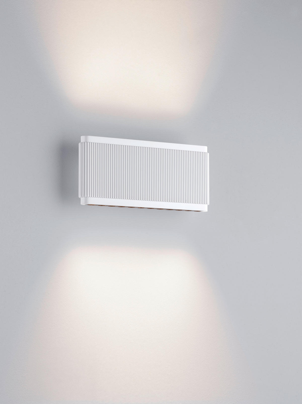 LED-WANDLEUCHTE Kobe 22,5/10/5,5 cm  - Weiß, Design, Metall (22,5/10/5,5cm) - Helestra