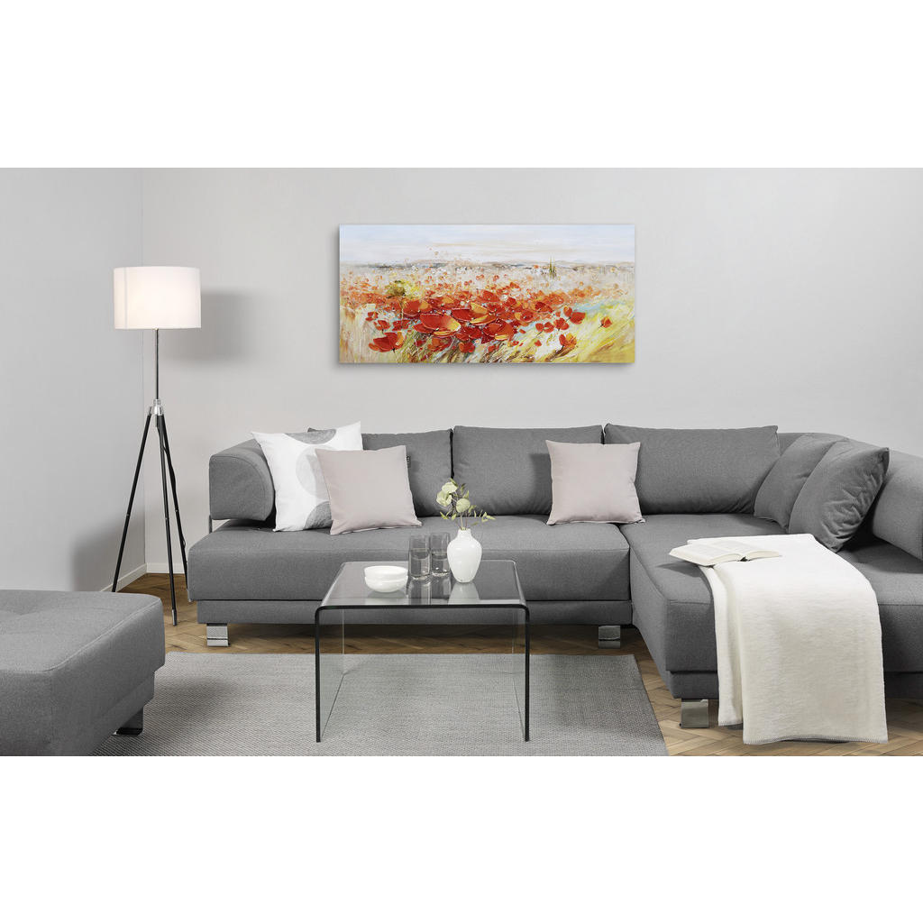 Thumbnail - Monee Ölgemälde, Mehrfarbig, Holz, Textil, Fichte, massiv, rechteckig, 150x70 cm, handgemalt, Bilder und Zubehör, Wandbi...
