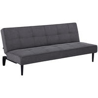 SCHLAFSOFA Webstoff Grau  - Schwarz/Grau, Design, Holz/Textil (179/77/93,5cm) - Ti'me