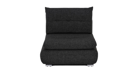 SCHLAFSESSEL Anthrazit - Chromfarben/Anthrazit, Design, Textil/Metall (94/86/83cm) - Novel