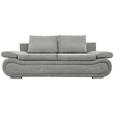 SCHLAFSOFA in Jacquard Grau  - Chromfarben/Beige, Design, Textil (200/78/90cm) - Venda