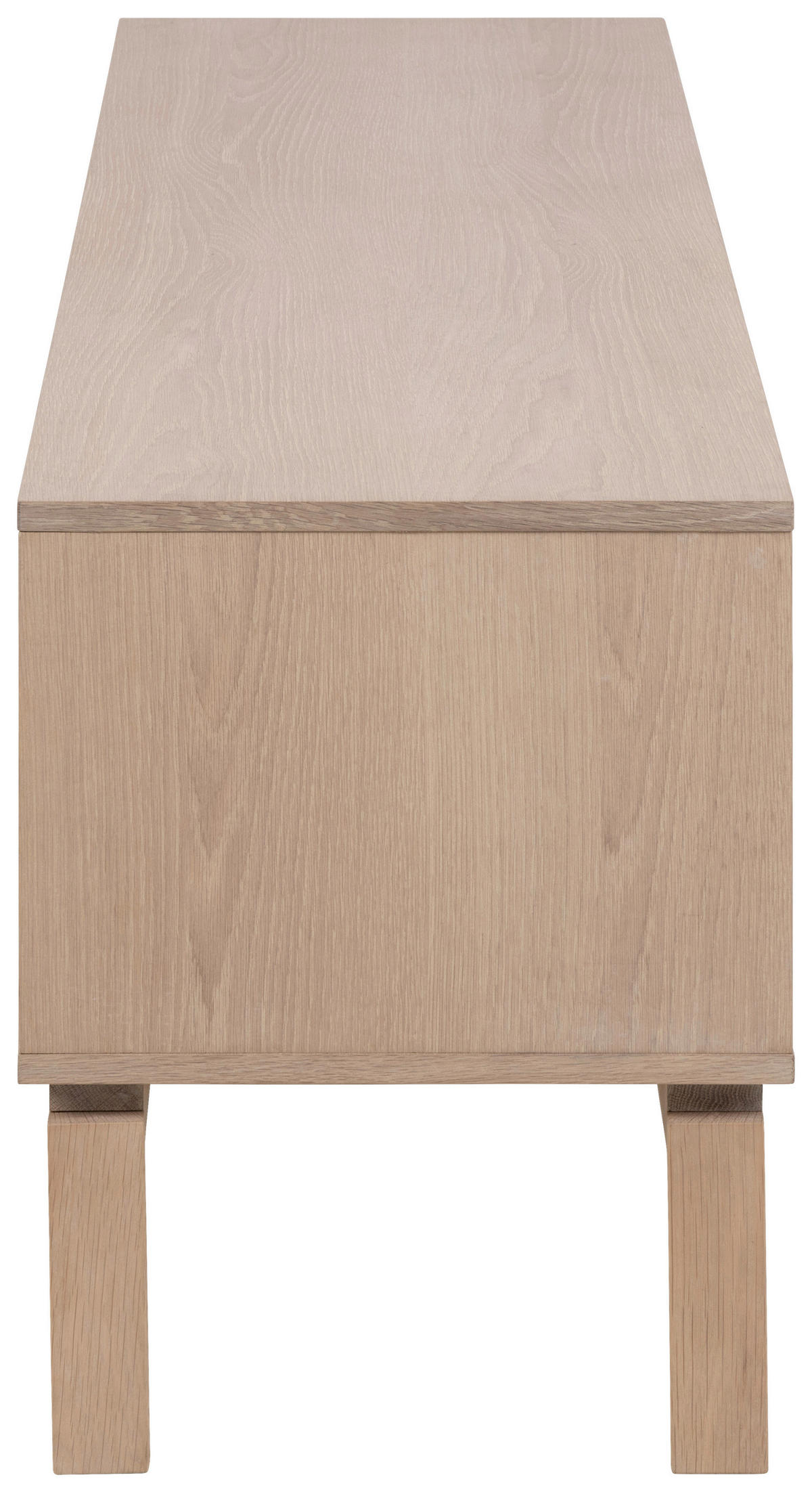 NIZKA OMARICA barve hrasta  - barve hrasta/bela, Design, leseni material/les (160/50/40cm) - Livetastic