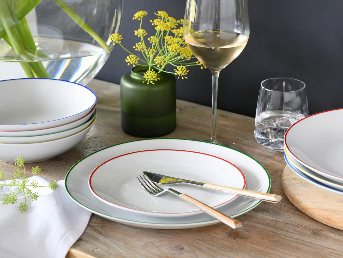 SERVIS Luna Color Line 12 delar  - multicolor, Basics, keramik (32/29/31,5cm) - Creatable