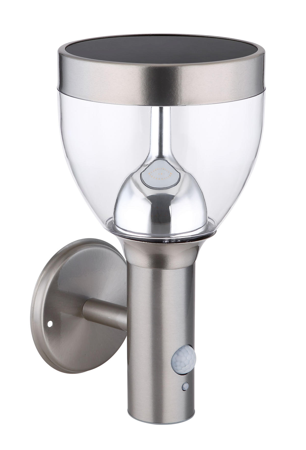 SVJETILJKA SOLARNA Solar  - prozirno, Trend, metal/plastika (15/17,5/28cm)