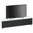 TV-ELEMENT Schwarz, Weiß - Schwarz/Alufarben, Basics, Glas/Kunststoff (180/43,3/42cm) TV-ELEMENT Schwarz, Weiß - Schwarz/Alufarben, Basics, Glas/Kunststoff (180/43,3/42cm)