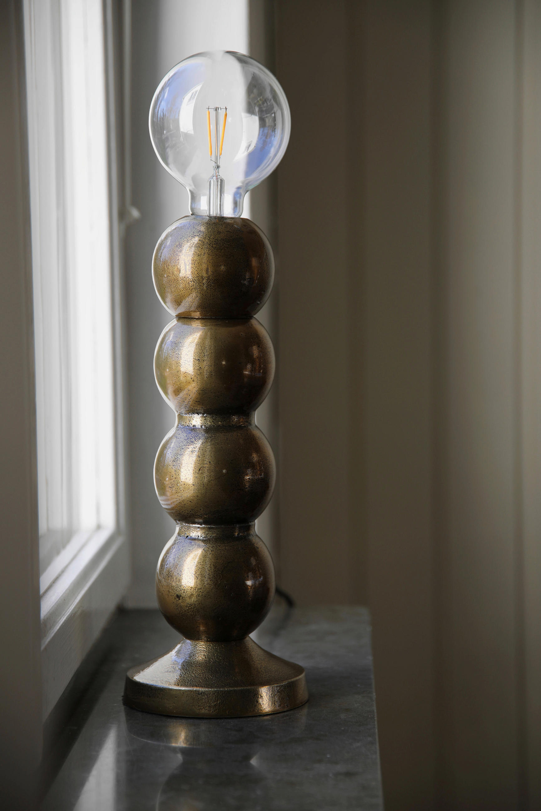 TISCHLEUCHTE GONG 12.5/33/12.5 cm   - Goldfarben, Basics (12.5/33/12.5cm) - Markslöjd