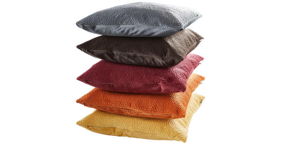 KISSENHÜLLE STIG 50/50 cm - Titanfarben, Basics, Textil (50/50cm) - Novel
