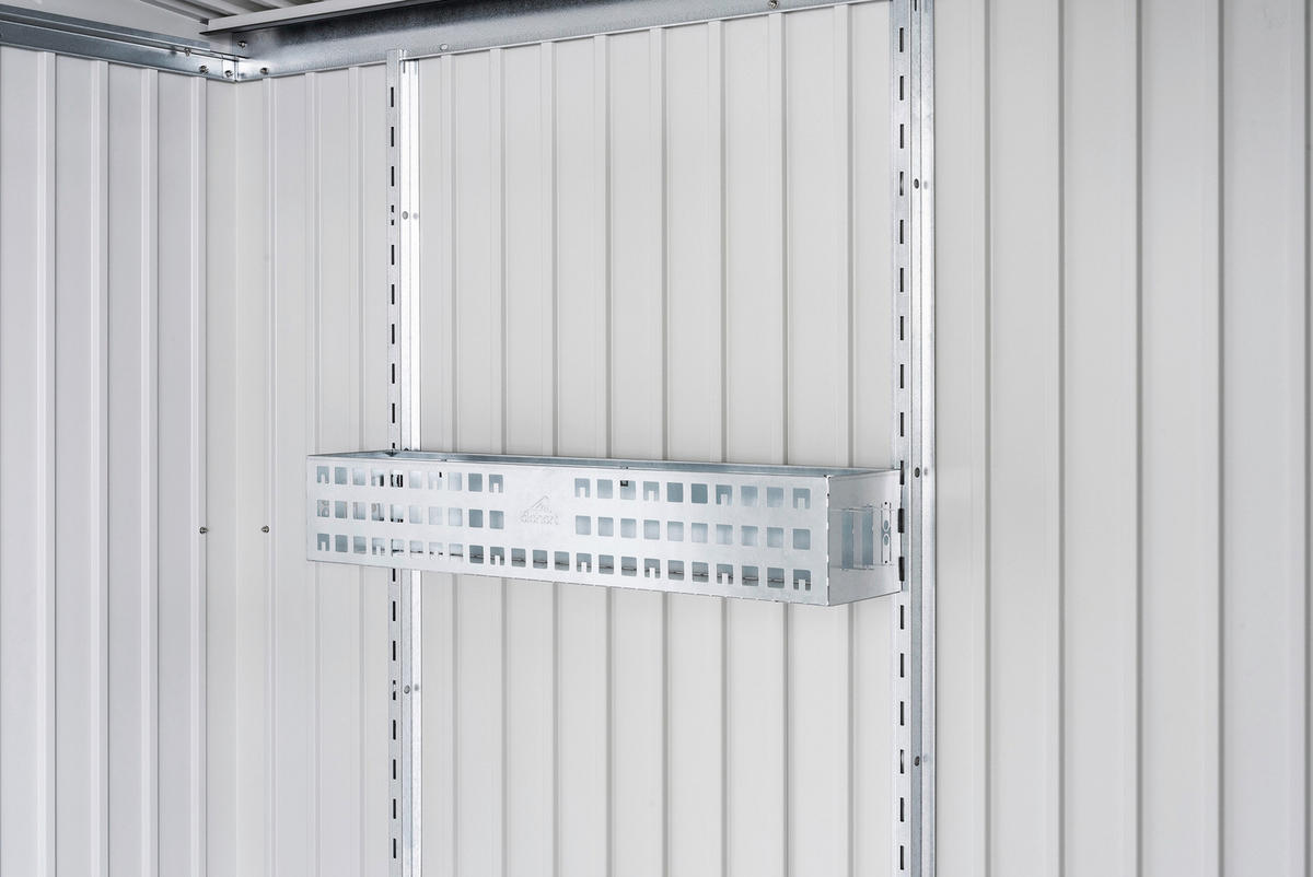 TÜRREGAL 72/11/16 cm  - Alufarben, Design, Metall (72/11/16cm) - Biohort