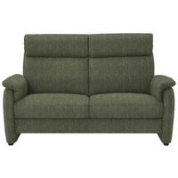 2,5-SITZER  in Flachgewebe Dunkelgrün  - Dunkelgrün/Schwarz, KONVENTIONELL, Textil/Metall (178/107/97cm) - Pure Home Comfort